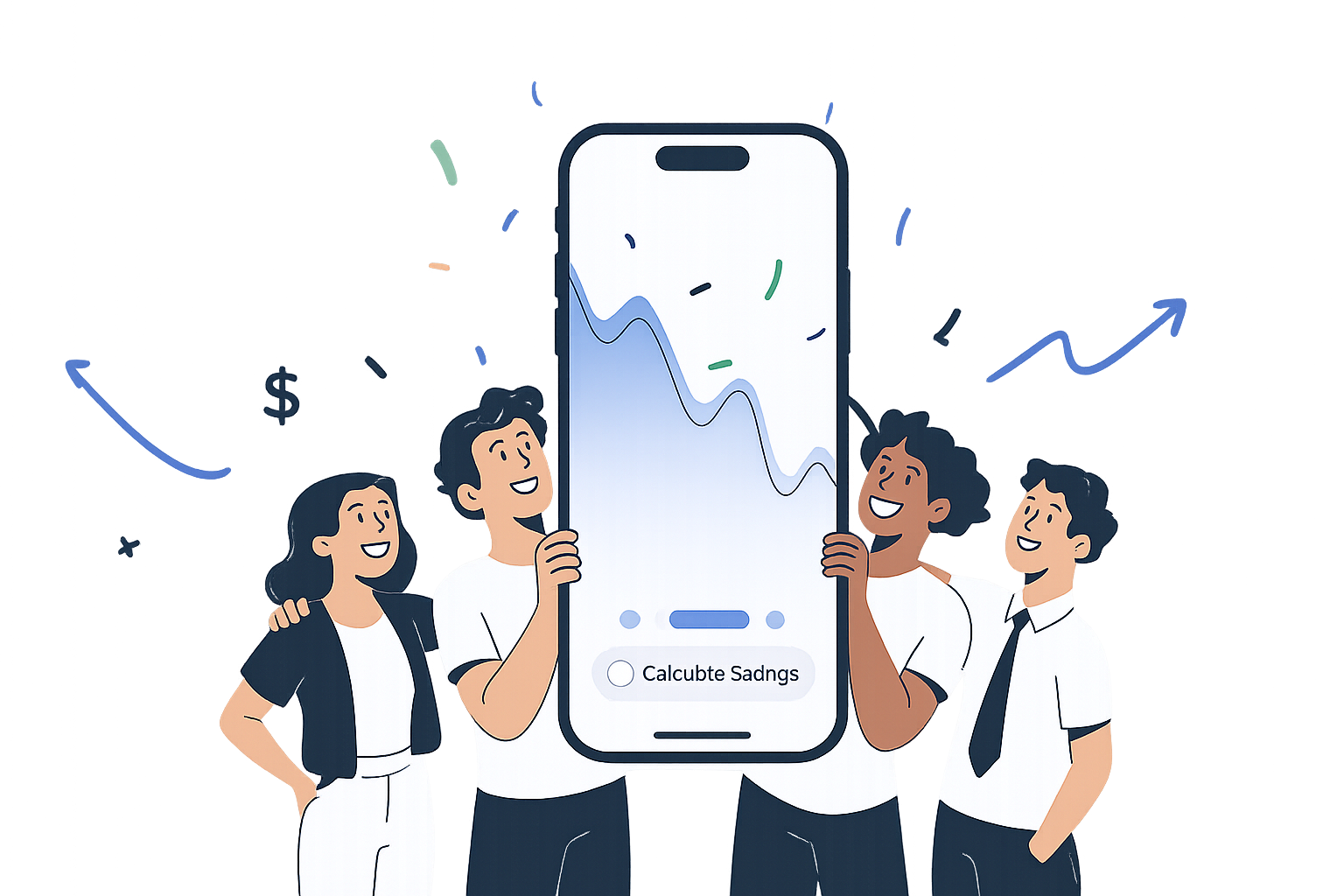 Financial analysis illustration